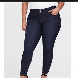 Torrid Dark Blue Jeggings size 10